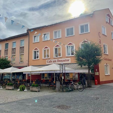 Hotel Cafe Am Donautor Kelheim Exterior foto